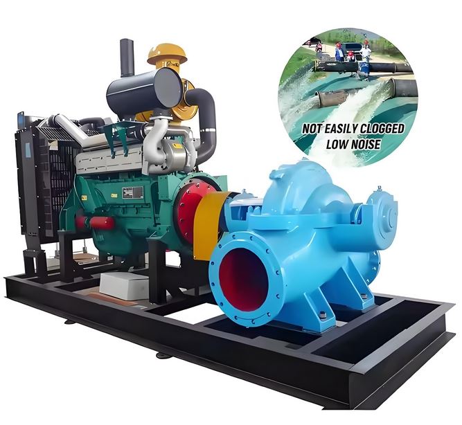 Cast Iron Double Suction Water Pump For Industrial Circulation System factory